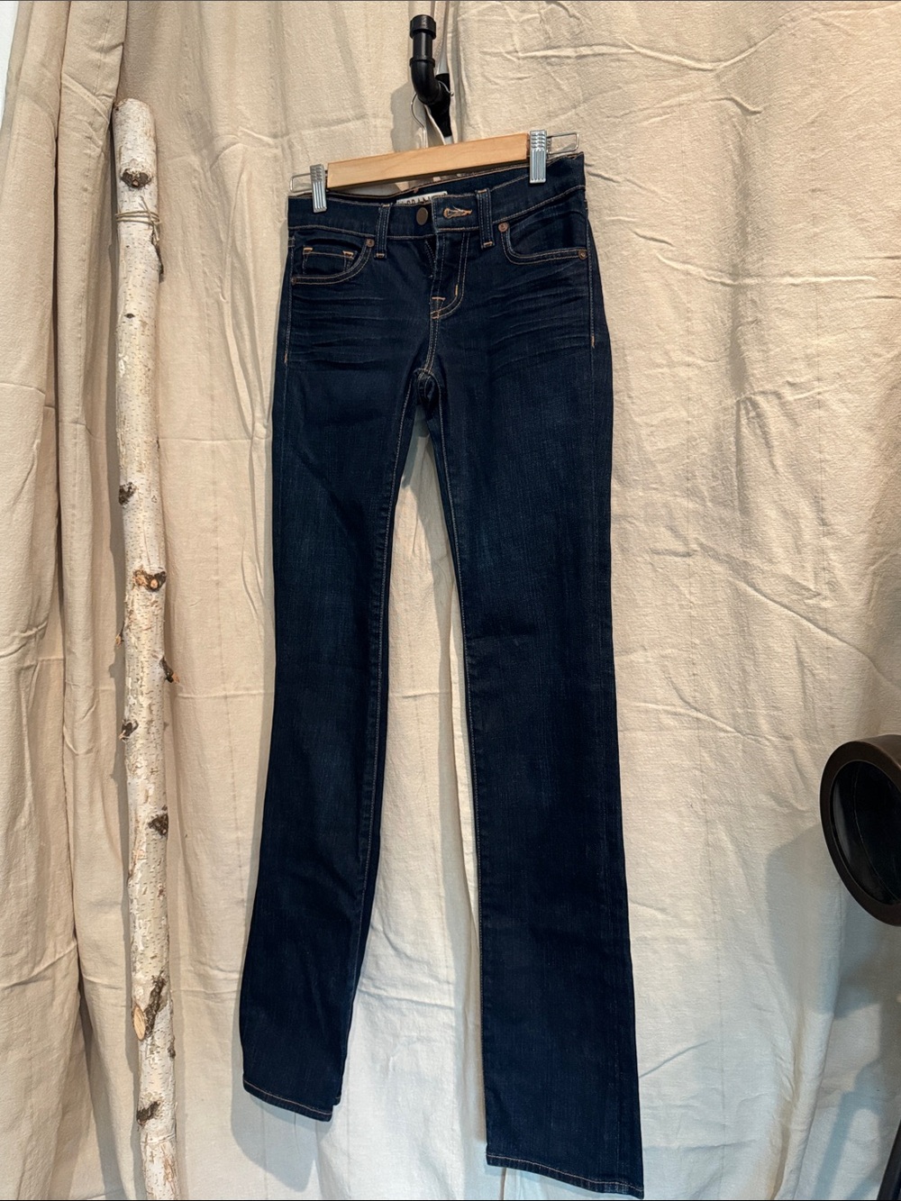 J Brand Dark Indigo Straight Leg Jeans - Women's